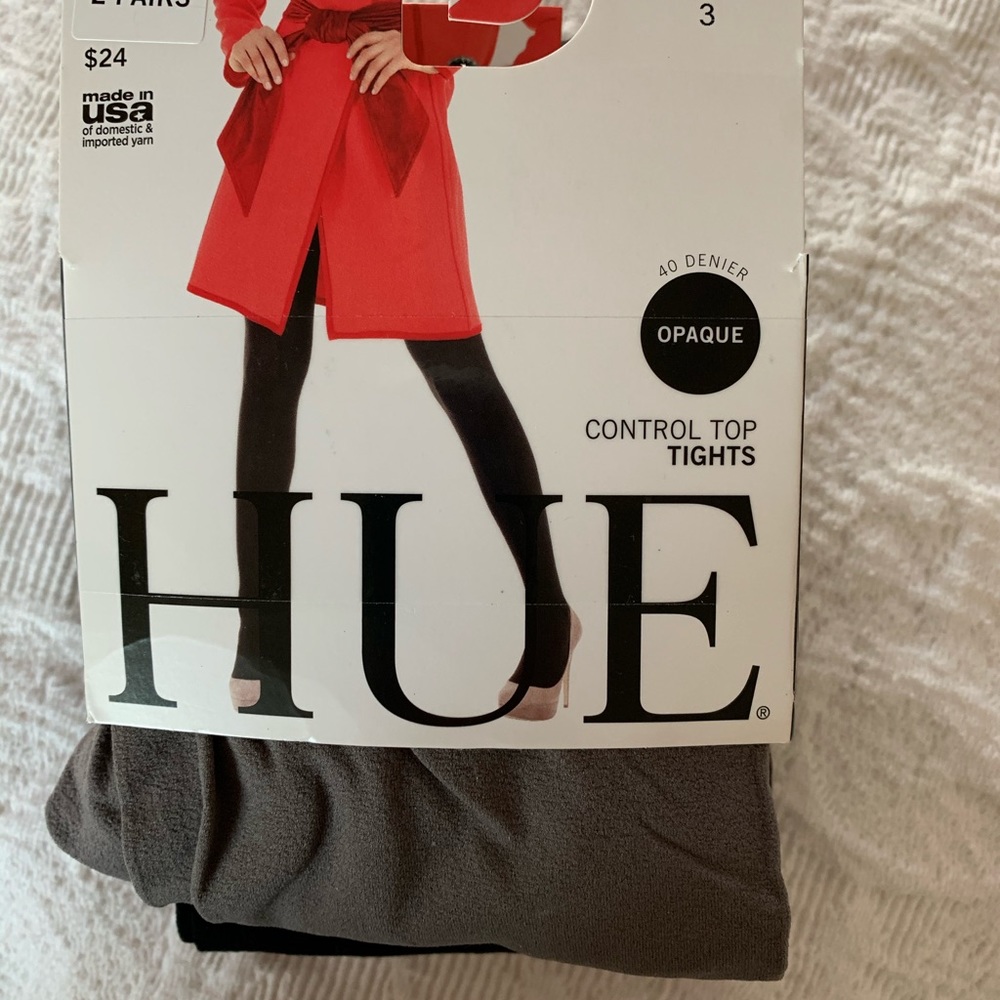SOLD.     NWT 2 pair Opaque tights